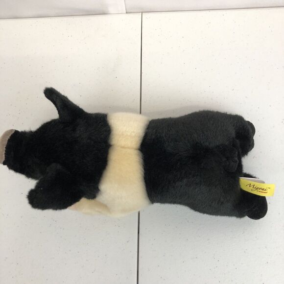 Miyoni by Aurora Hampshire 12” Pig Soft Plush Stuffed Piglet Farm Animal Toy - Picture 8 of 8